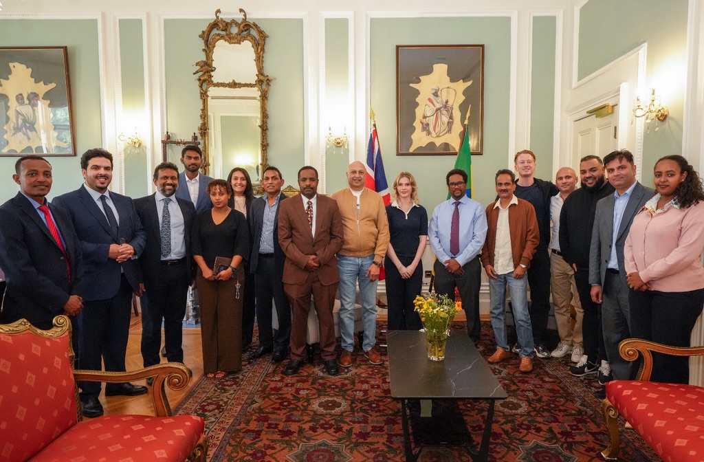 UK Delegation Welcomed by the Ethiopian Embassy in London