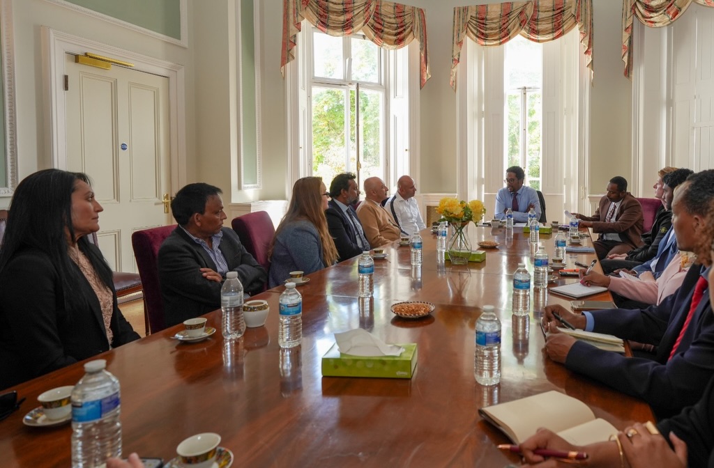 Illustrative photograph of a group meeting
