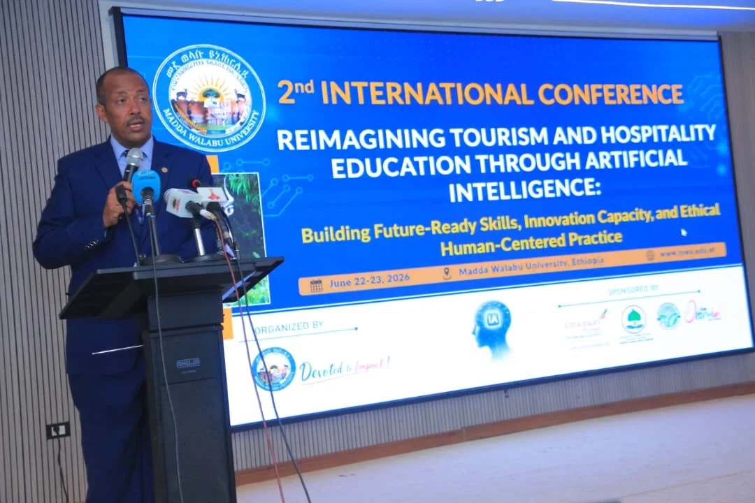 Speaker during the official website launch