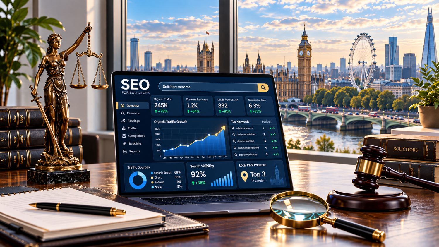 SEO for Solicitors: How UK Law Firms Can Improve Search Visibility