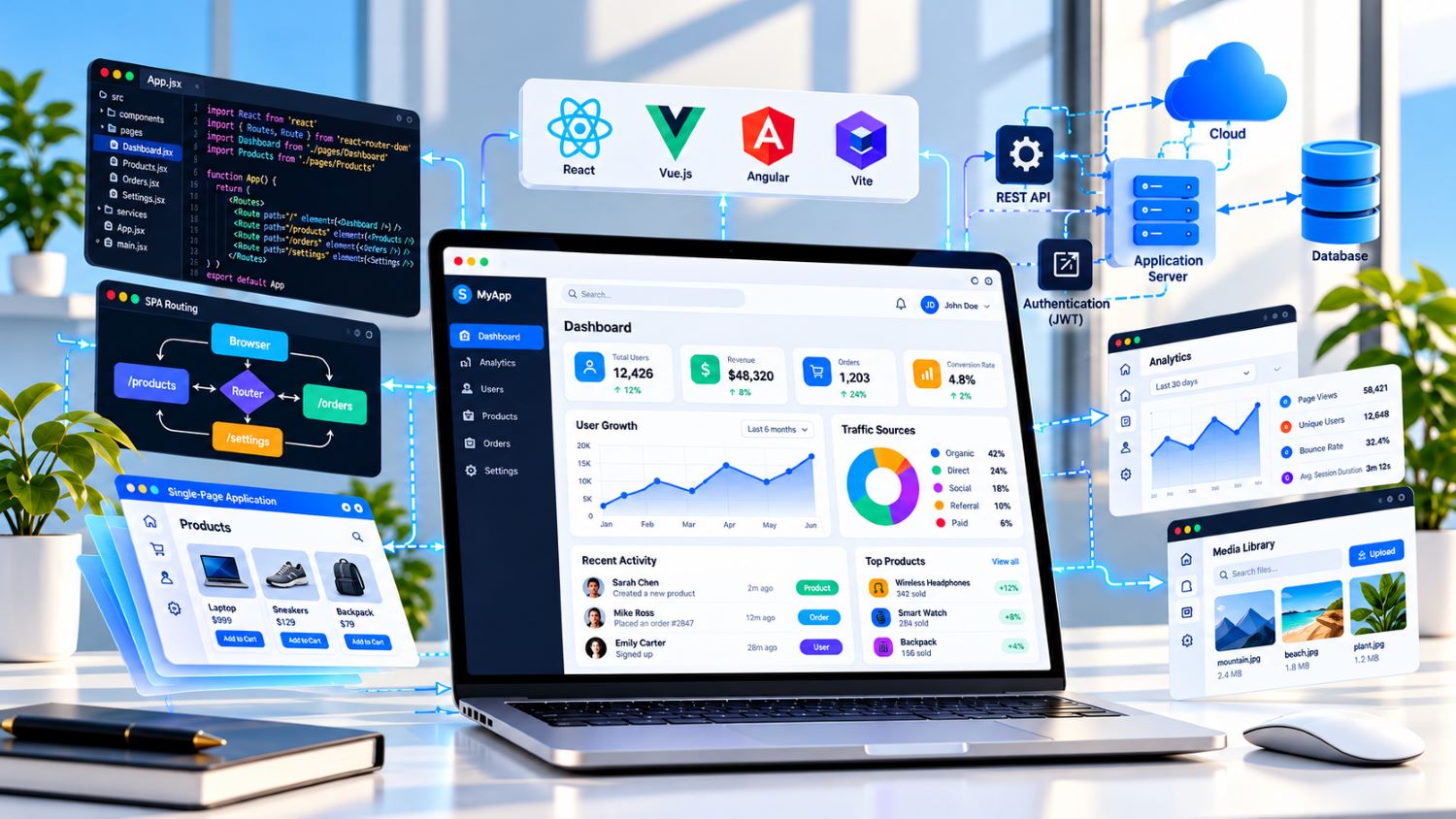 Single Page Applications: Benefits, Architecture and Development Guide